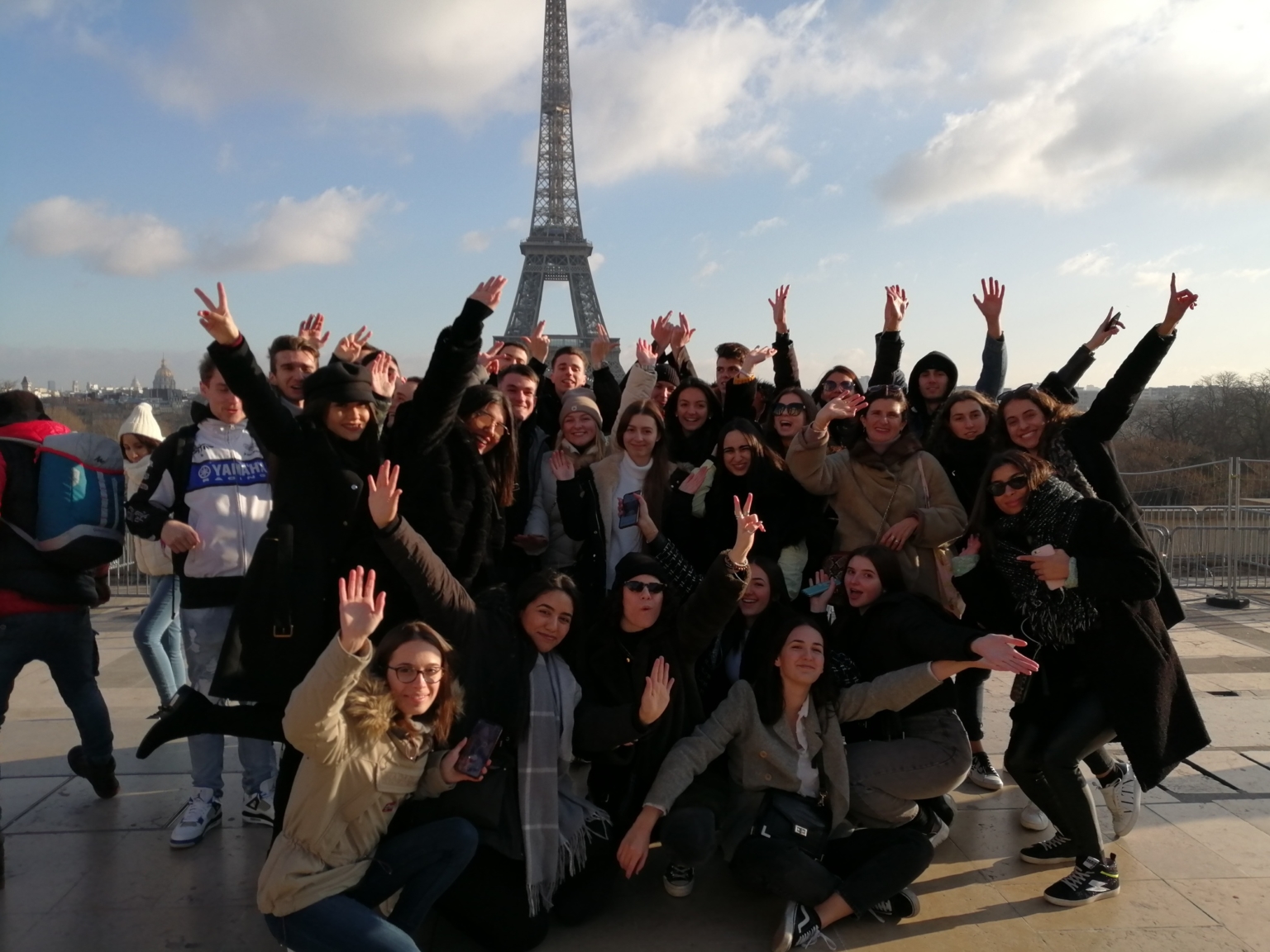 Les étudiants de BTS CI sont à Paris - Institut Cadenelle